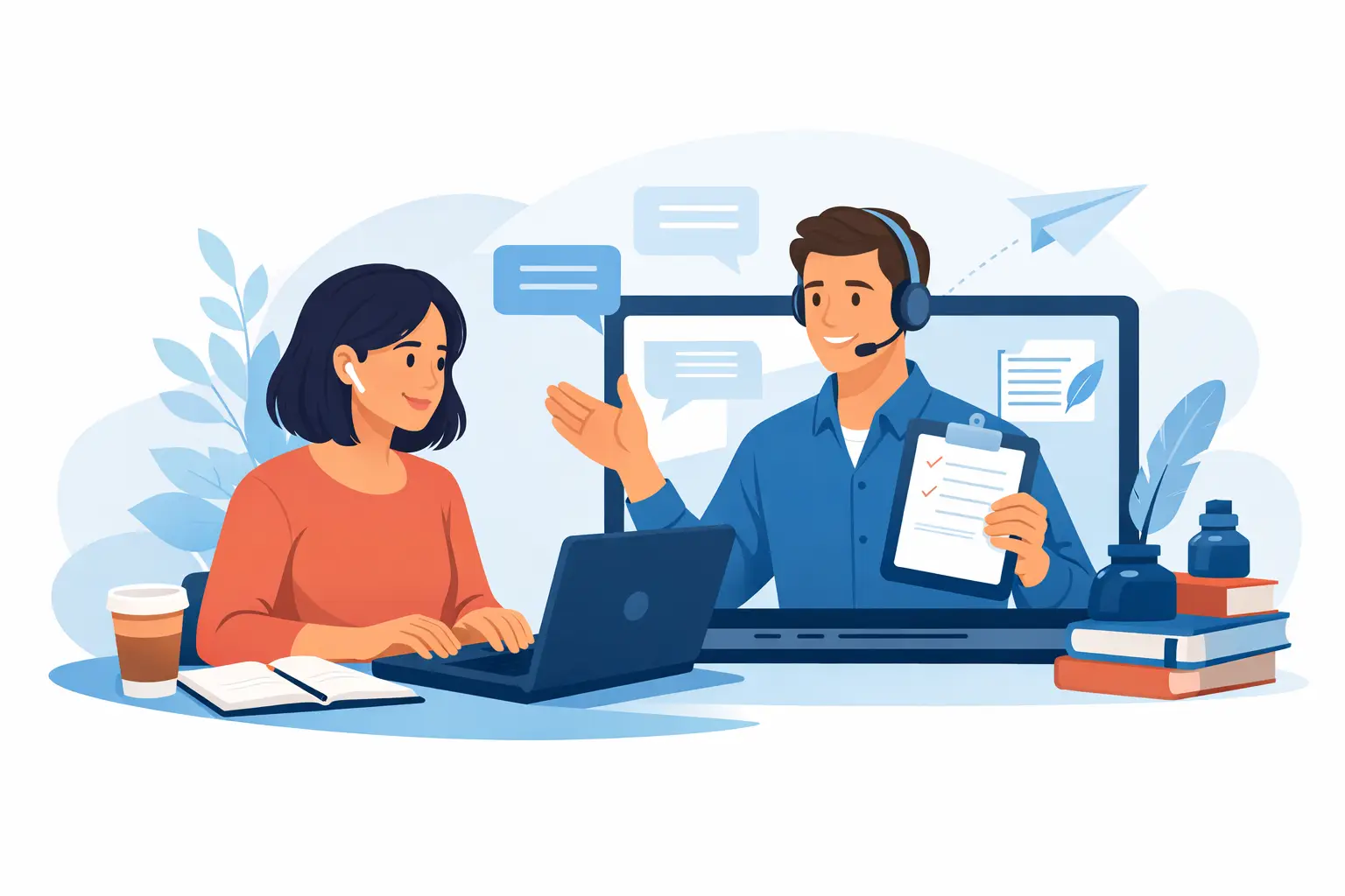 How an Online English Tutor for Writing Helps